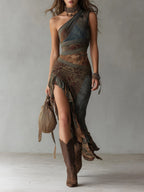 Isla™ One-Shoulder Maxi Dress