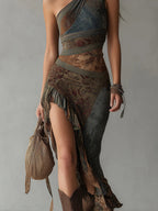 Isla™ One-Shoulder Maxi Dress