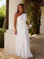 Adriana | Ruffled Maxi Dress – Graceful Style for Special Moments