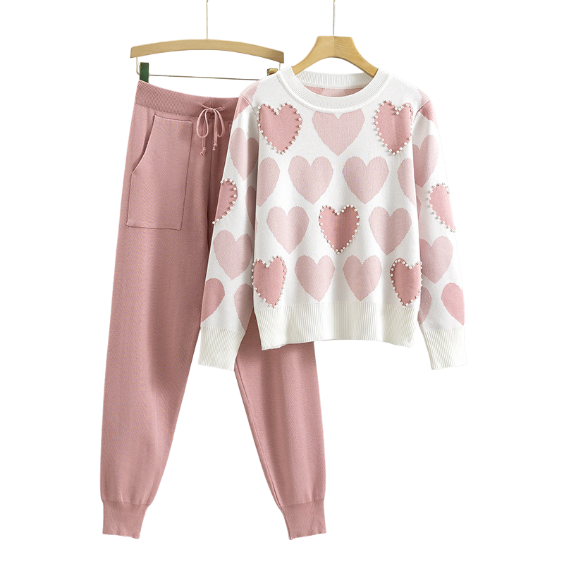 Ruby™ Heart Print Two-Piece Set