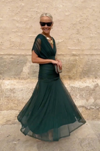 Louise | Graceful Pleated Maxi Dress