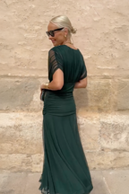 Louise | Graceful Pleated Maxi Dress