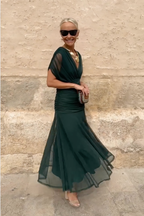 Louise | Graceful Pleated Maxi Dress