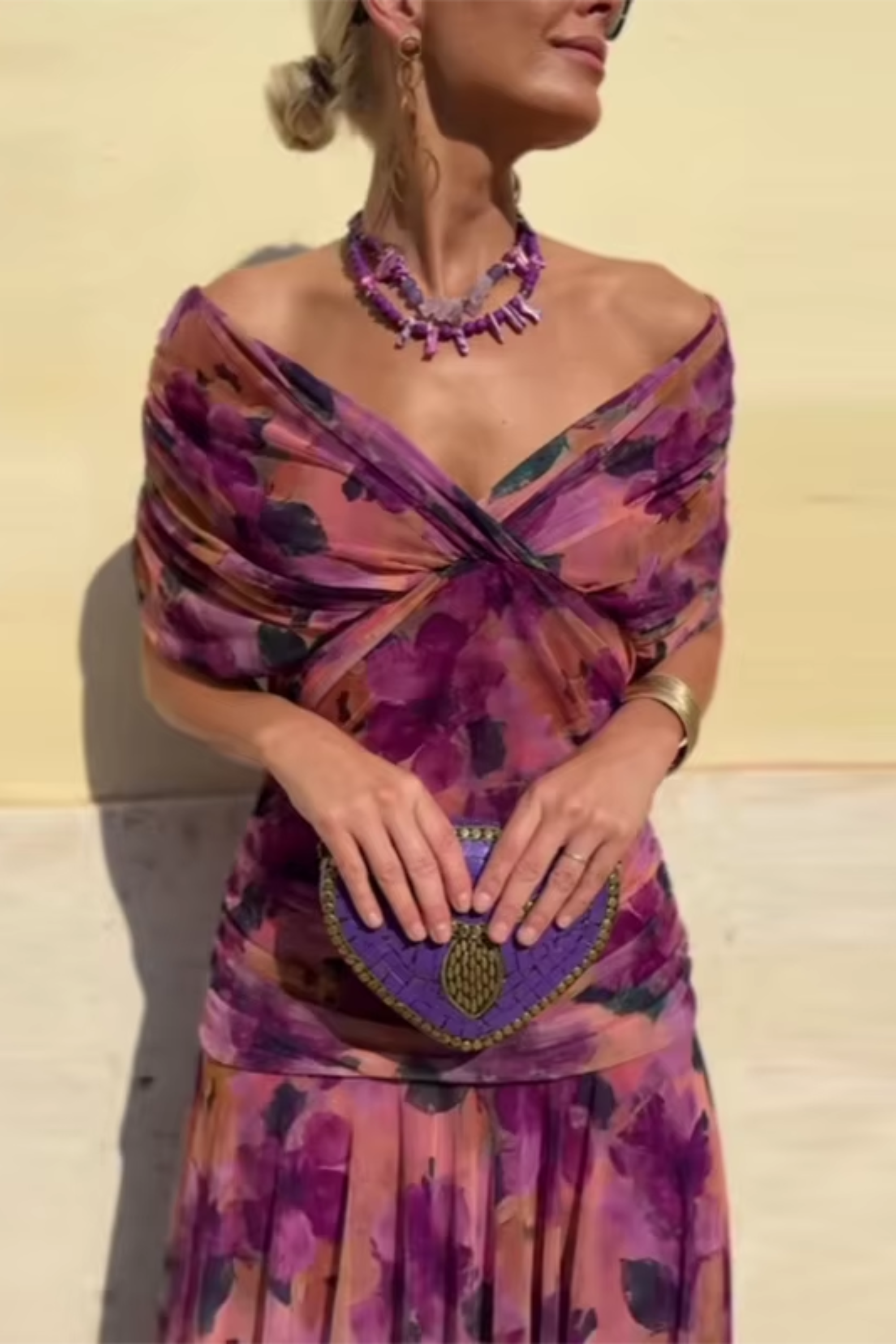 Louise | Graceful Pleated Maxi Dress