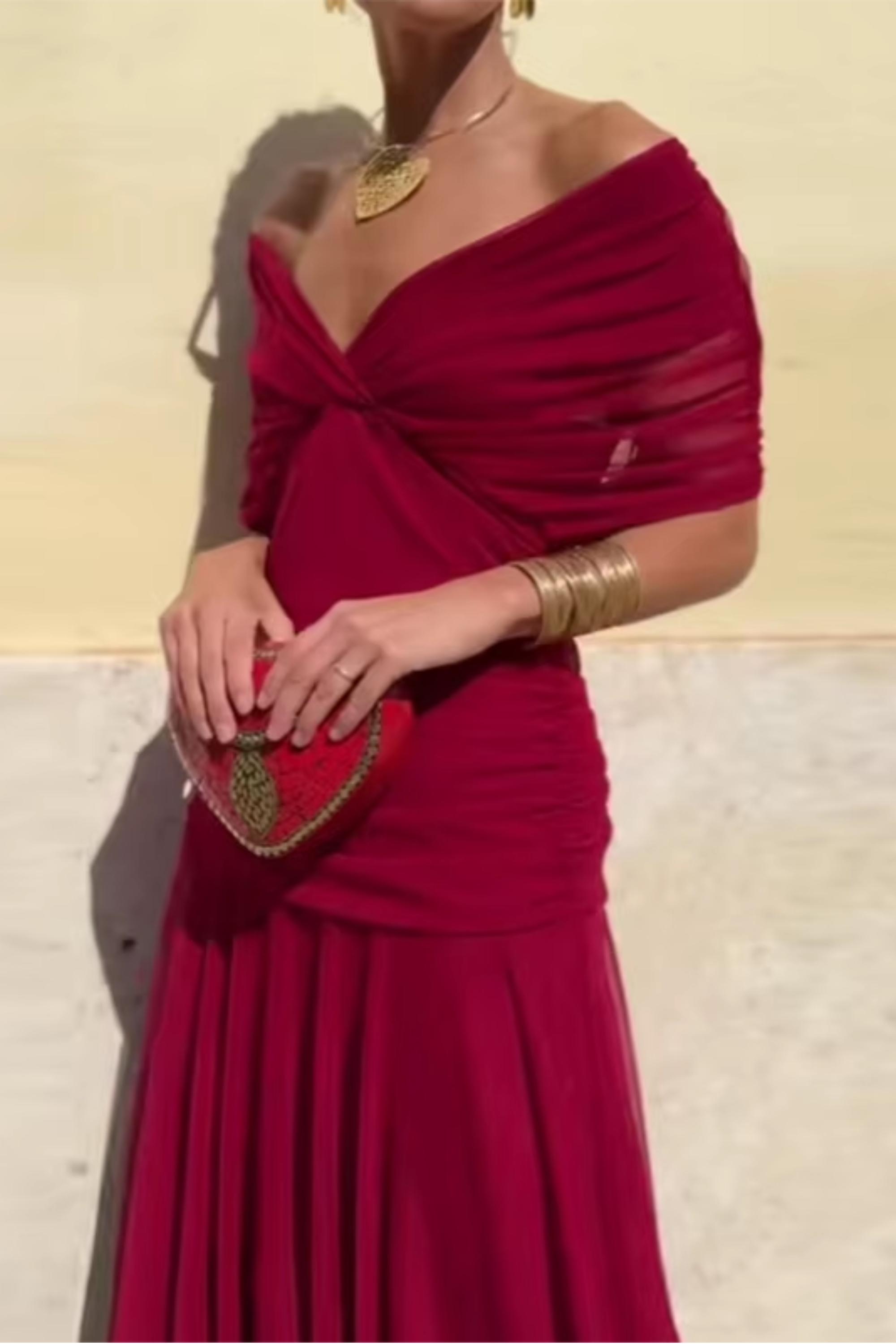 Louise | Graceful Pleated Maxi Dress