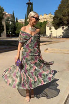 Louise | Graceful Pleated Maxi Dress