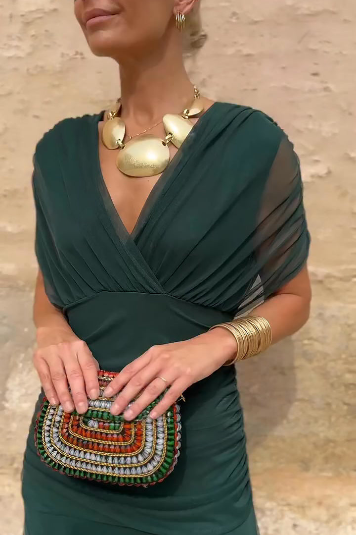 Louise | Graceful Pleated Maxi Dress