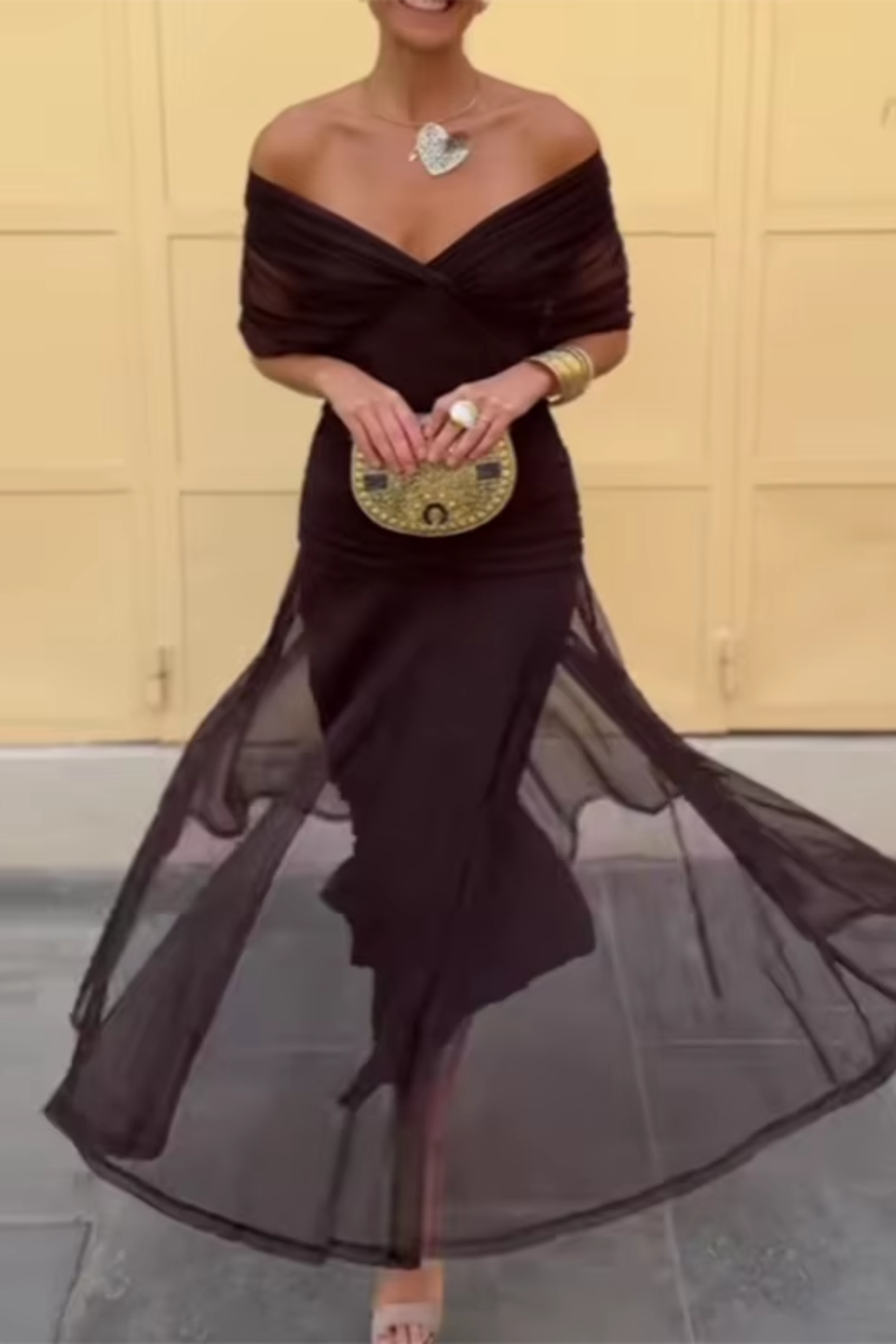 Louise | Graceful Pleated Maxi Dress