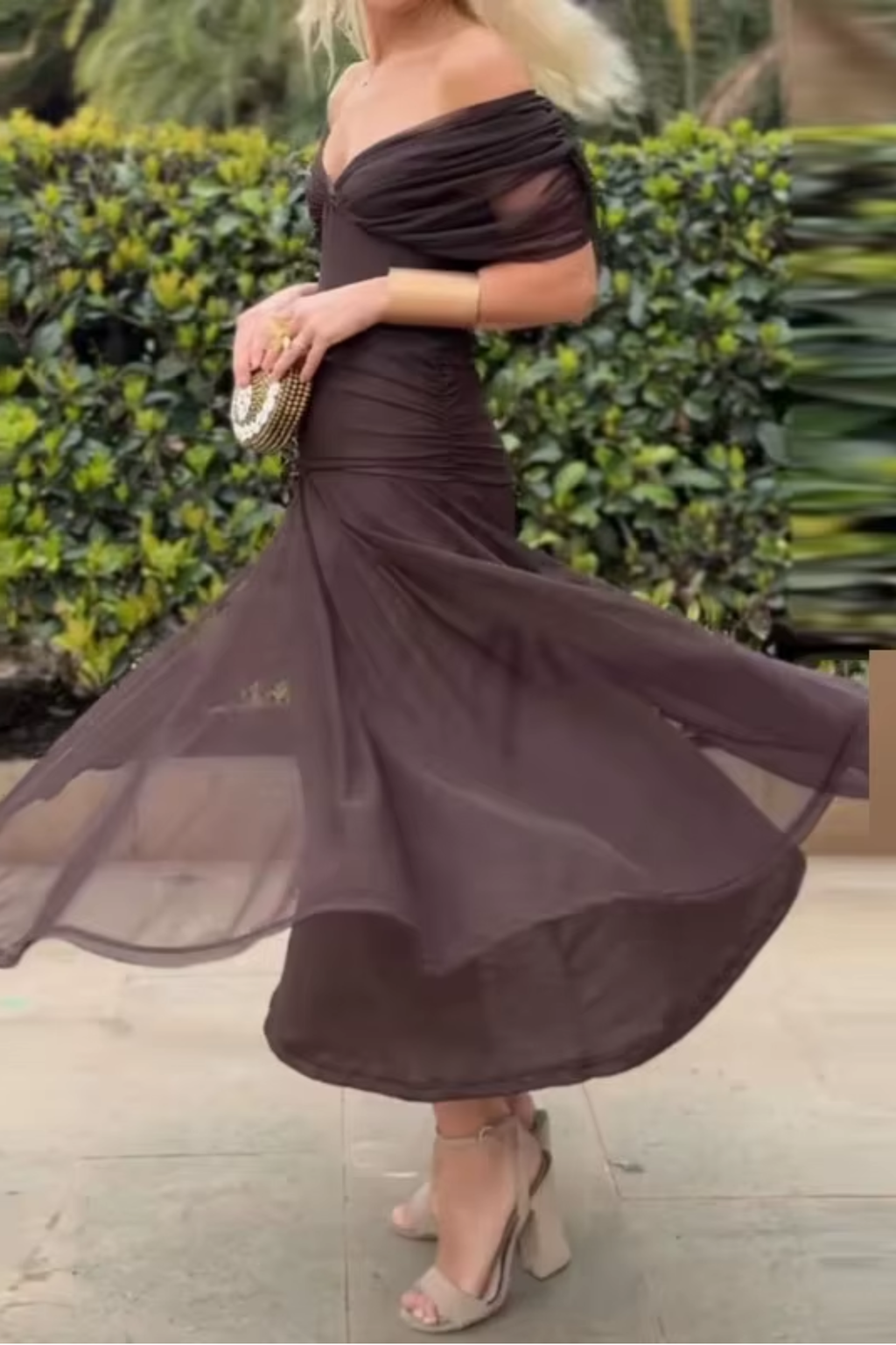 Louise | Graceful Pleated Maxi Dress