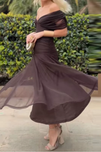 Louise | Graceful Pleated Maxi Dress