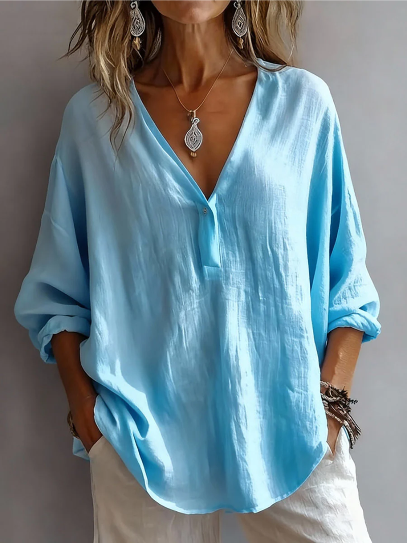 Lily™ Everyday V-Neck Blouse